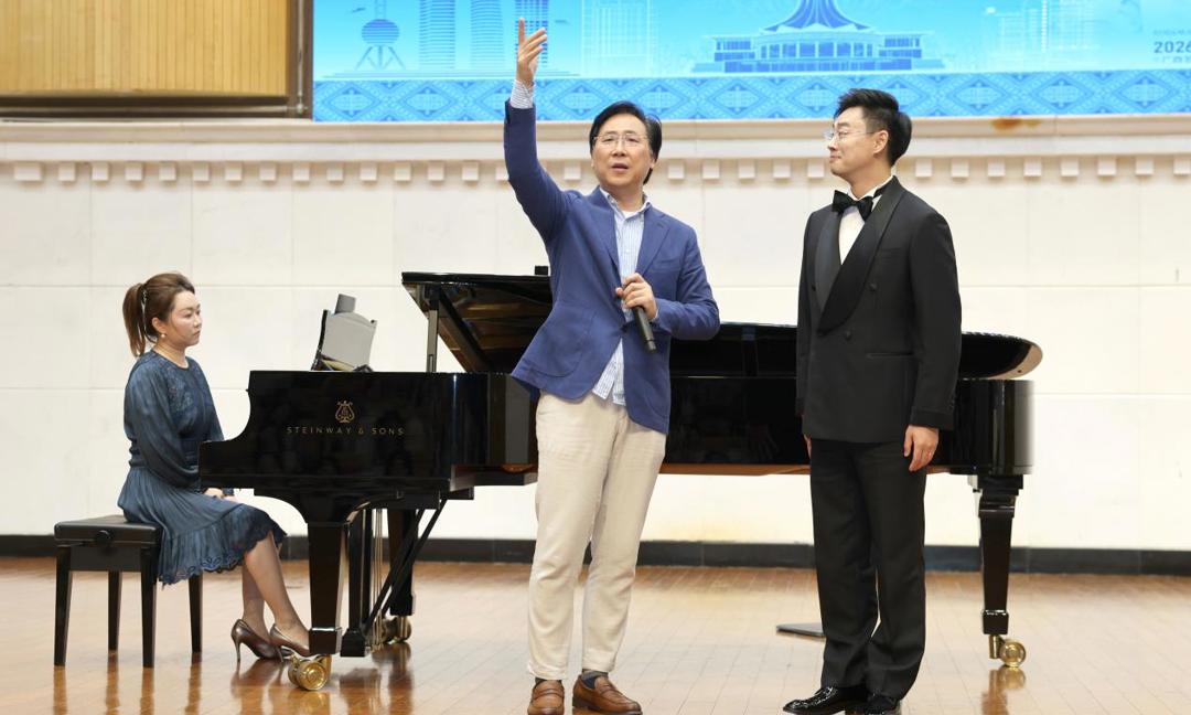 上海音乐学院廖昌永院长一行到我校交流指导