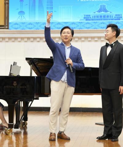 上海音乐学院廖昌永院长一行到我校交流指导