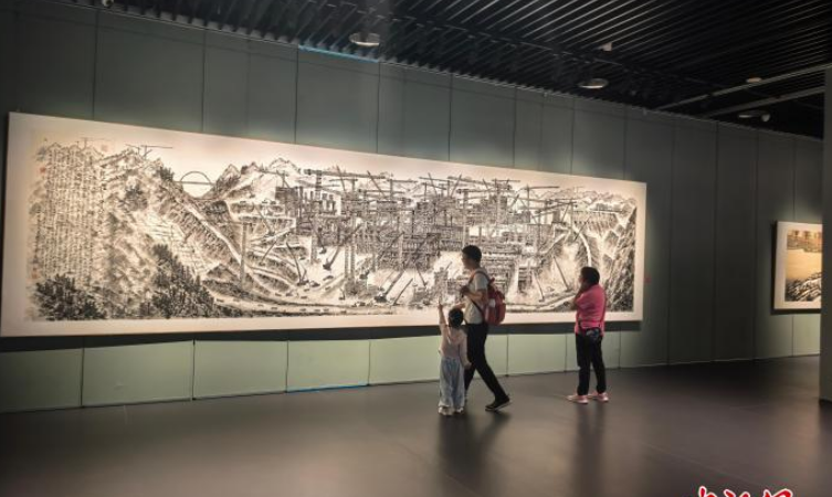 中国新闻网：漓江画派展出百余幅精品力作 献礼平陆运河通航